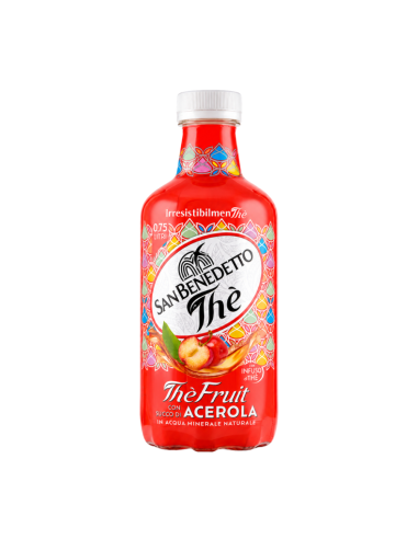 Acerola tea drink San Benedetto – Italian soft drink