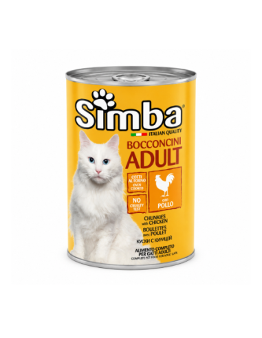 Simba Bocconcini Gatto Adult Pollo in latta - 415 gr