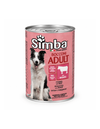 Simba Bocconi Cane Adult Manzo in latta - 415 gr