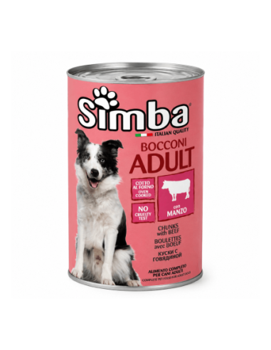 Simba Bocconi Cane Adult Manzo in latta - 1230 gr