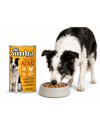 Simba chicken and turkey chunks – wet adult dog food