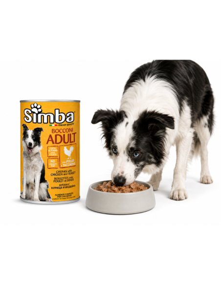 Simba chicken and turkey chunks – wet adult dog food