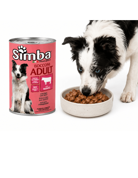 Simba beef chunks – wet adult dog food