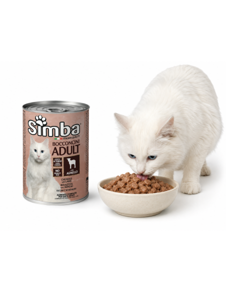 Simba Nourriture Humide Chat Morceaux en Sauce à l’Agneau