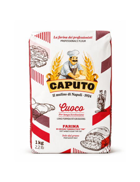Caputo Meel Cuoco Type 00 - 1Kg - Gratis verzending naar Europa en Groot-Brittannië