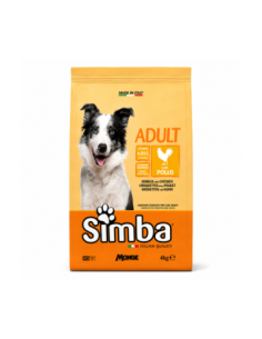 Simba Dry Food for Adult Dogs with Chicken, front of pack