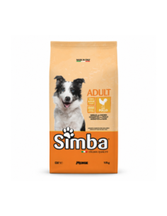 Simba Dry Food for Adult Dogs with Chicken, front of pack