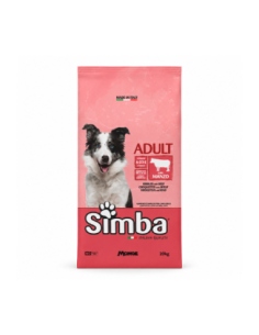 Simba Dry Food for Adult Dogs with Beef, front of pack