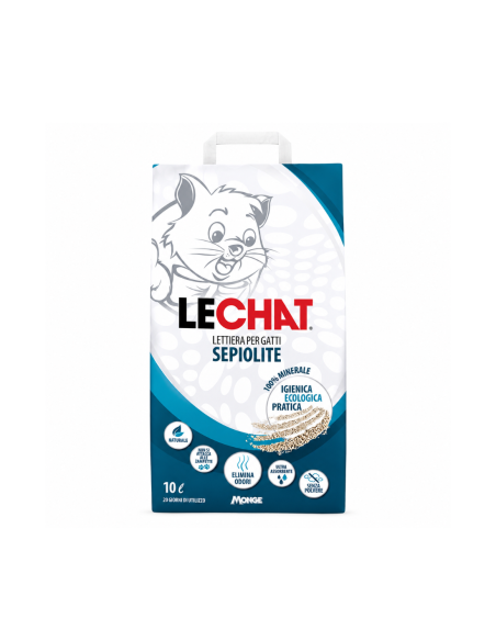 LeChat Lettiera Gatto Sepiolite - 6.7 kg