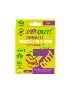 SetaOut Bracciale in Silicone Citronella - 2 pz
