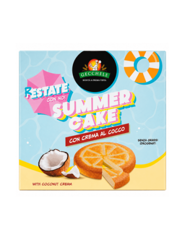 Gecchele Summer Cake con Crema al Cocco - 350 gr