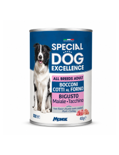Special Dog Excellence bocconi al forno maiale e tacchino per cani