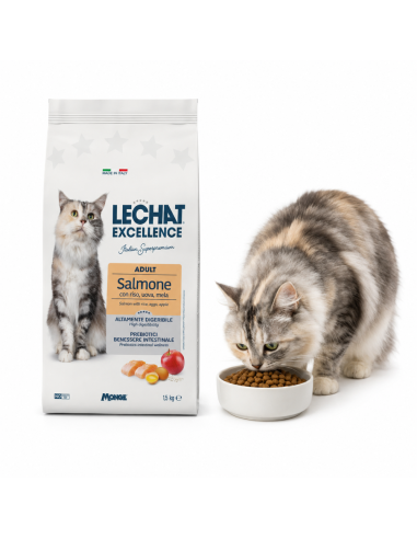 LeChat Excellence Adult Salmon – Digestive cat food