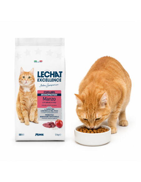 LeChat Excellence Cat Food with Beef, Potatoes & Apple