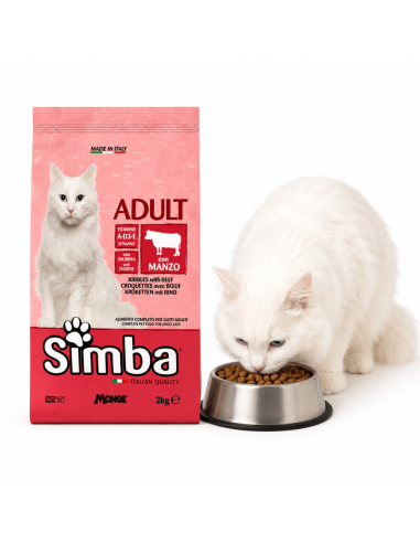 Simba Adult Cat Beef Kibble for Daily Nutrition