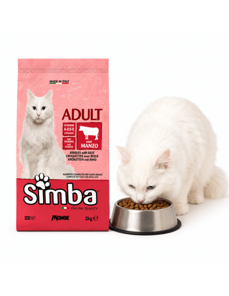 Simba Adult Cat Beef Kibble for Daily Nutrition