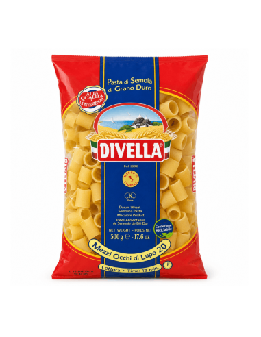 Divella Mezzi Occhi di Lupo Short Pasta
