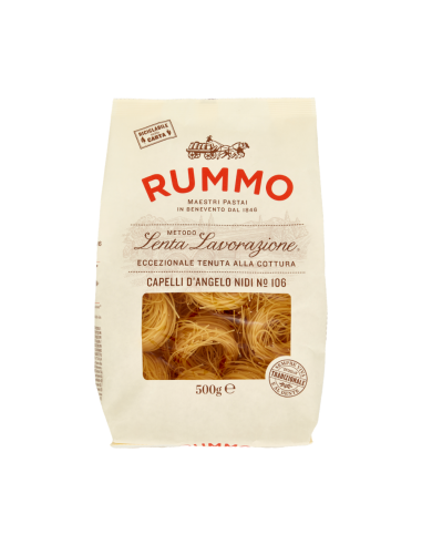 Rummo Capelli d'Angelo, Pasta Lunga Sottile Ideale per Brodi