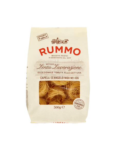 Rummo Capelli d'Angelo, Pasta Lunga Sottile Ideale per Brodi