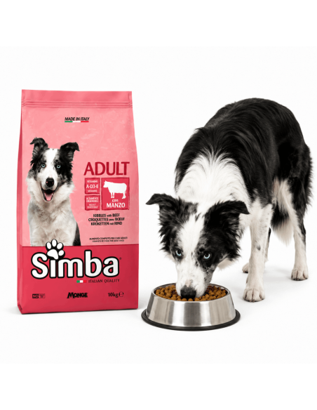Simba Adult Beef Dog Food – Italian dry croquettes