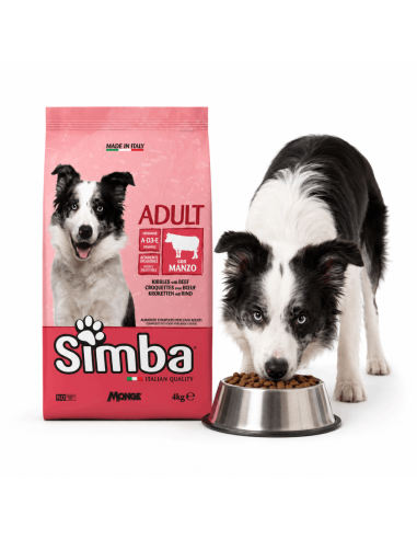 Simba Adult Beef Dog Food – Italian dry croquettes