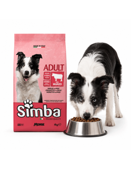 Simba Adult Beef Dog Food – Italian dry croquettes