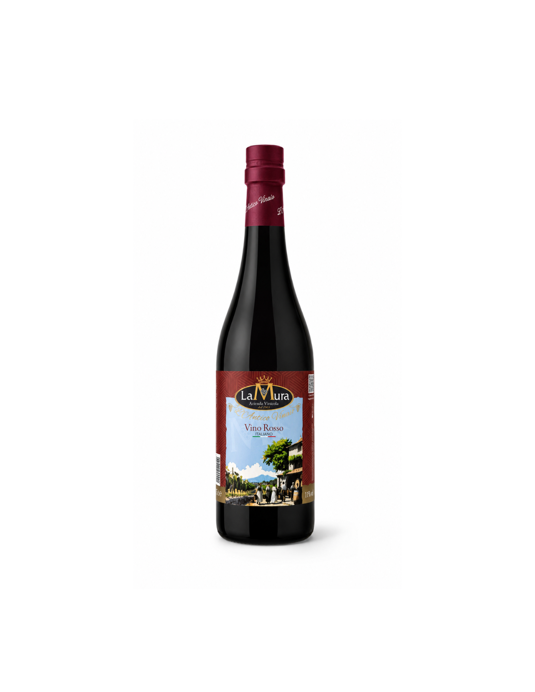 工芸品 FORNASA De MVRAN A L'INSEGNA DEL MORETO La Mura Vino Gragnano Rosso - 75 cl - Free shipping delivered to