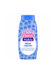 Malizia Bon Bons Bagno e Doccia Schiuma Milky Cupcake - 500 ml