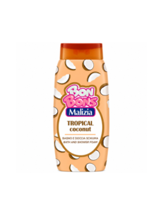Malizia Bon Bons Bagno e Doccia Schiuma Tropical Coconut - 500 ml