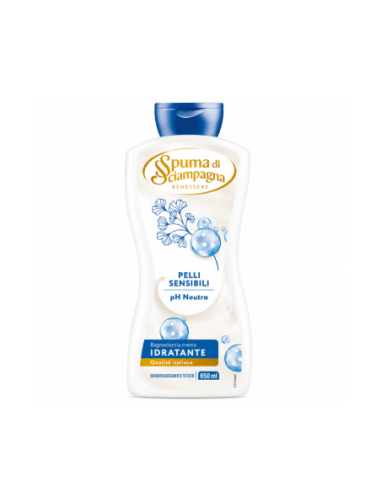 Spuma di Sciampagna Bagnodoccia Crema Idratante Pelli Sensibili - 650 ml