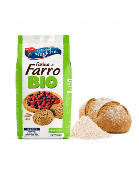 Farina di farro bio per pane – Lo Conte Farine Magiche