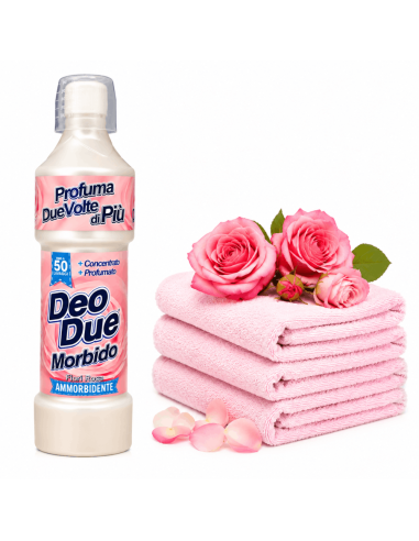 Rosa Blüten Weichspüler – Deo Due Morbido Konzentrat