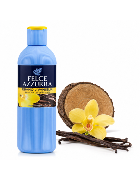Felce Azzurra Vanilla and Ebony Italian Shower Gel