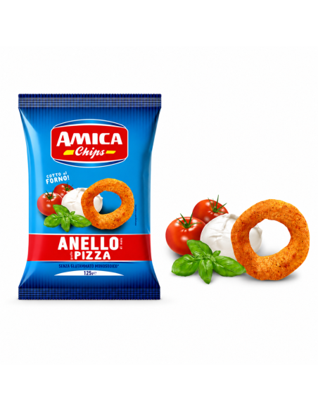 Pizzaringe Amica Chips – gebackener Snack aus Italien