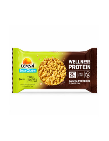 Cereal Gallette Proteiche di Lenticchie Senza Glutine - 70 gr