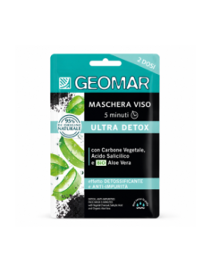 Geomar Maschera Viso Ultra Detox Detossificante - 2 dosi