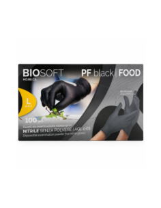 Guanti Food Bio Soft Nitrile taglia L - 100 pz