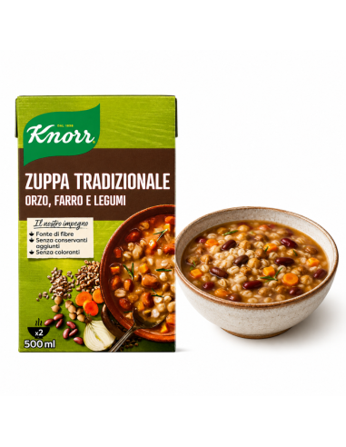 Knorr Traditional Soup with Whole Grains & Legumes