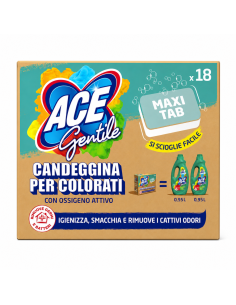 Ace Gentile Bleichtabs für Buntwäsche 18 Stück