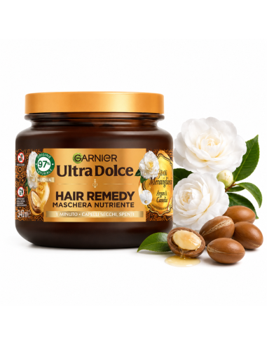 Garnier Ultra Soft Nourishing Hair Mask with Argan and Camellia