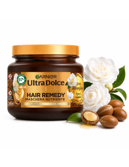 Garnier Ultra Soft Nourishing Hair Mask with Argan and Camellia
