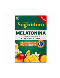 Sogni d'Oro Tisana con Melatonina Mango e Vaniglia - 16 filtri