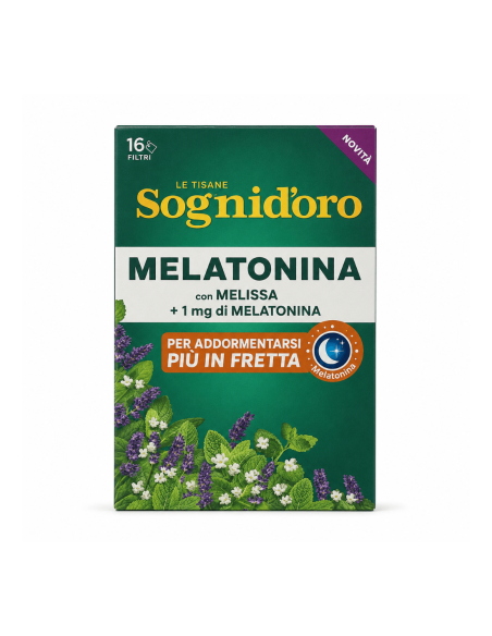 Sogni d'Oro Tisana con Melatonina Melissa - 16 filtri