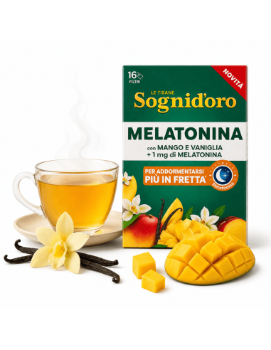 Sognid'oro Tisana Melatonina, Mango e Vaniglia