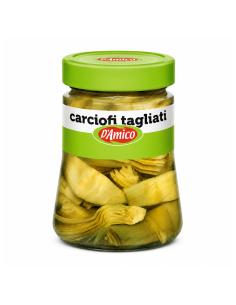 D'Amico Carciofi Tagliati sott'olio - 280 gr - Spedizione gratuita consegnata in EUROPA e UK