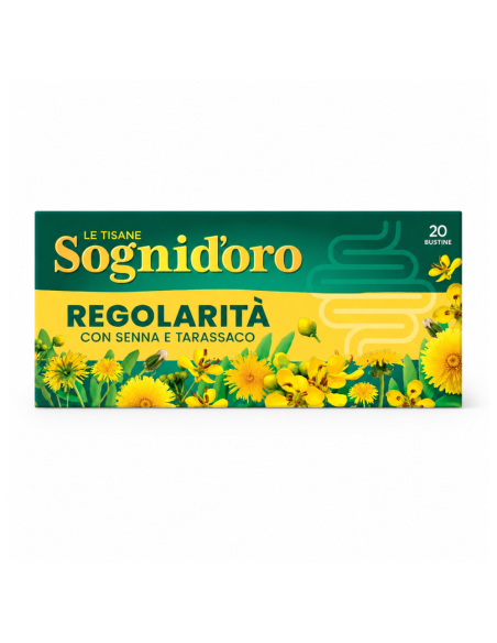 Sogni d'Oro Reguliere Kruidenthee - 20 Theezakjes - Gratis verzending naar Europa en Groot-Brittannië