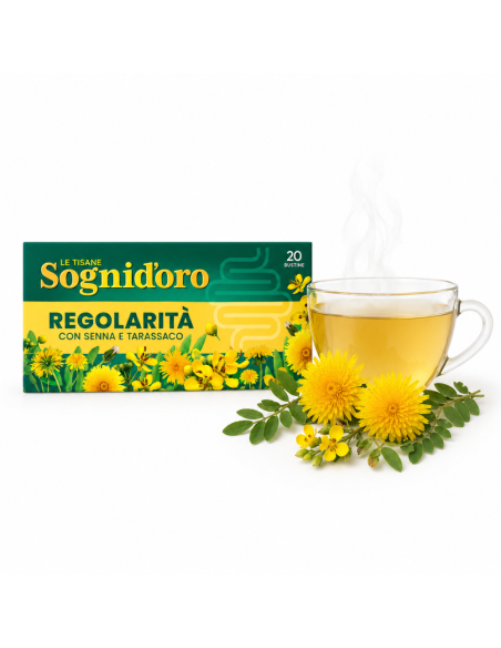 Sogni d'Oro Reguliere Kruidenthee - 20 Theezakjes - Gratis verzending naar Europa en Groot-Brittannië