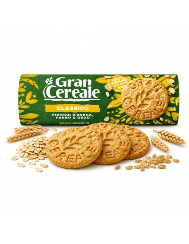 Gran Cereale Classico Biscuits – Oat, spelt and barley