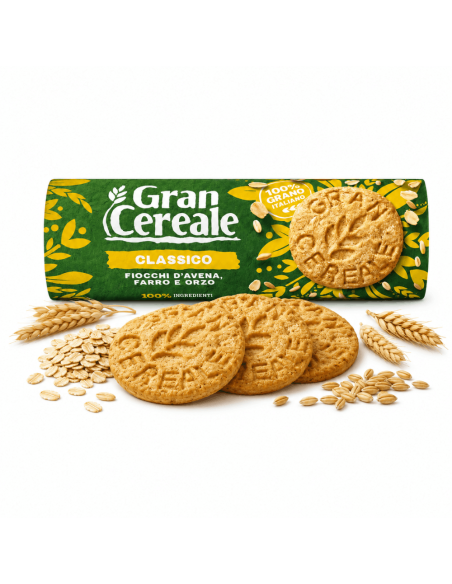 Gran Cereale Classico Biscuits – Oat, spelt and barley