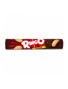 Pavesi Ringo Kakaokekse in der Rolle – Mit Kakaocreme